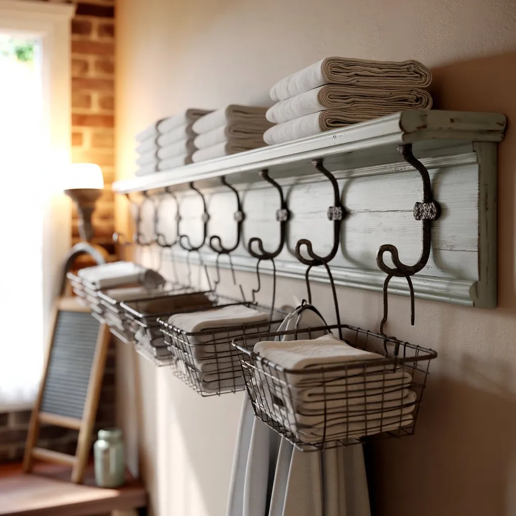 Hooks for Farmhouse Wall Decor