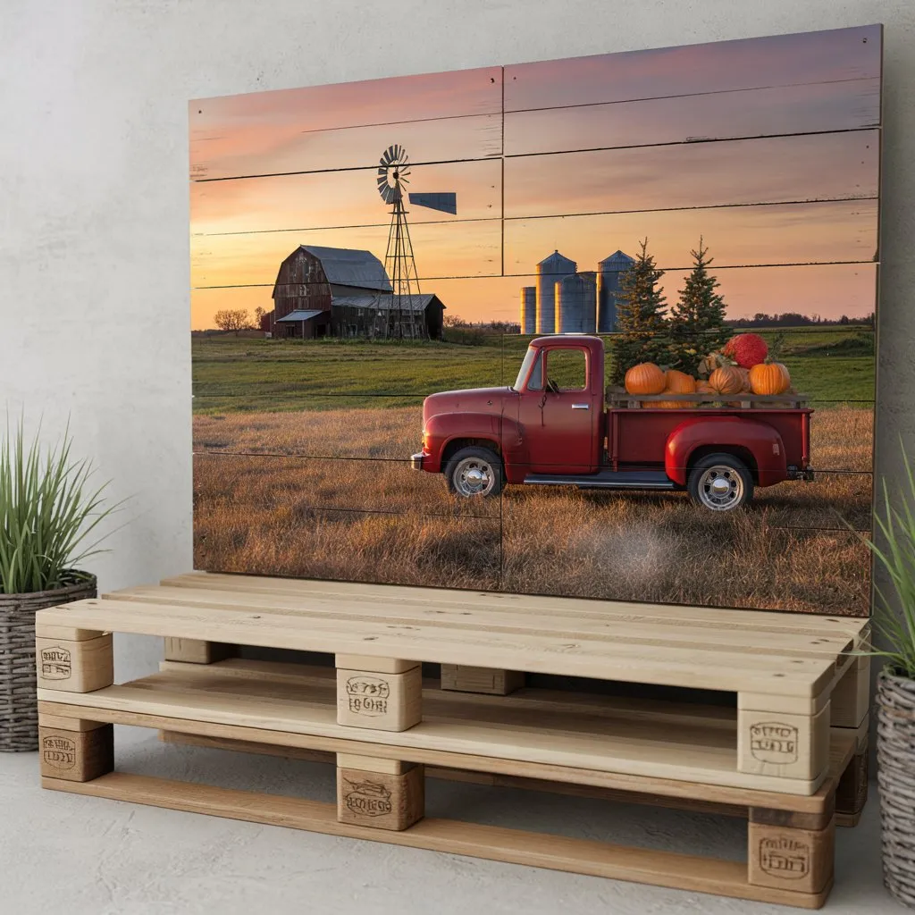 Handmade Pallet Art for Farmhouse Wall Decor