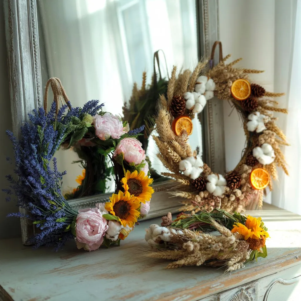 Wreaths that hang for Farmhouse Wall Decor