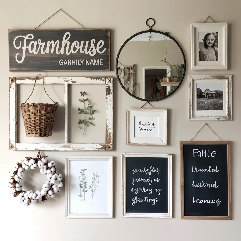 Gallery Wall for Farmhouse Wall Decor