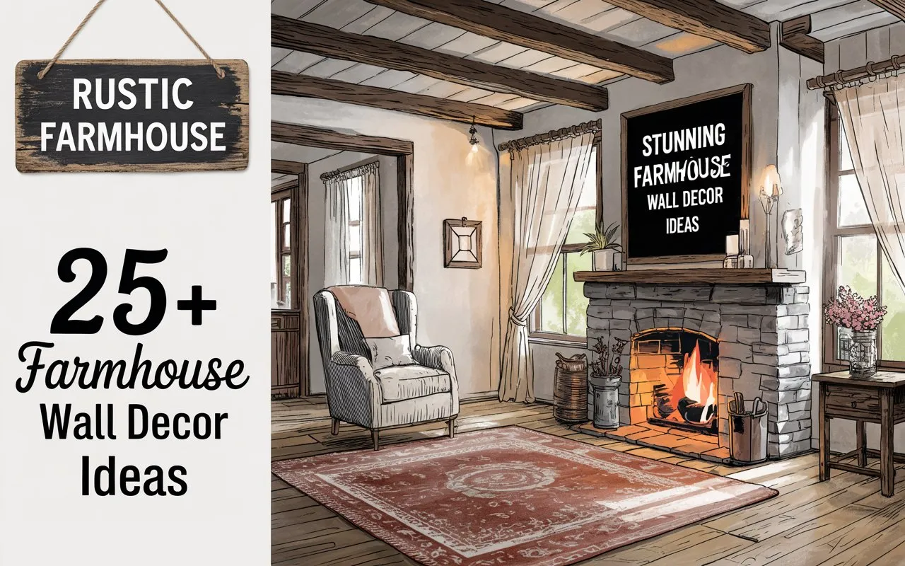25+ StunningFarmhouse Wall Decor Ideas